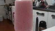 Batida de morango sem álcool