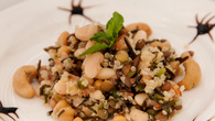 Salada de grãos com castanha-de-caju e hortelã (Hotel Vila Naiá)