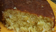 Bolo de farinha de tapioca com milho