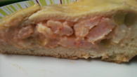 Torta de camarão Emeliza