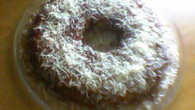 Pudim de pão com coco