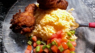 Frango frito no trigo