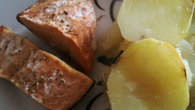 Salmão com batata