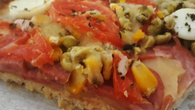 Massa de pizza de peito de frango (sem farinha)