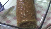 Rocambole de Doce de Leite com Coco