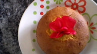 Mini bolo de cenoura