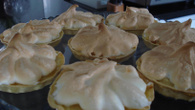 Tortinha de coco gratinada