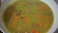Sopa de ervilha simples