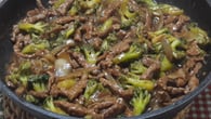 Carne com brócolis