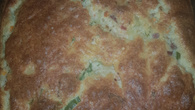 Souflé de legumes com calabresa