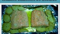 Salmão delicioso do Rodrigo