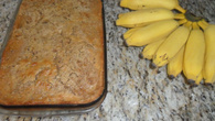 Torta seca integral de banana