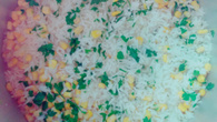 Arroz com milho e salsinha