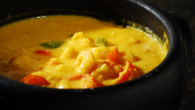 Moqueca de dourado ao molho de camarão