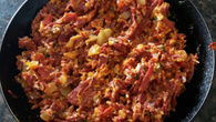Carne seca desfiada deliciosa