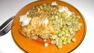 Frango com quiabo do Caniato