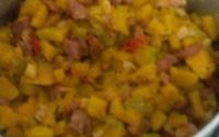 Abóbora Cabotiá com Linguiça