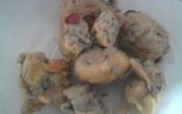 Bolinho salgado de folhas