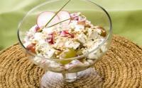 Salada de ricota com limão