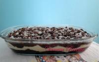 Pavê de chocolate com coco