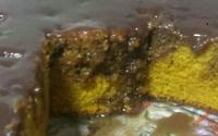 Bolo de cenoura e banana
