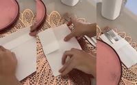 Esqueceu de comprar guardanapos? Com esse truque simples usando papel-toalha, nenhum convidado vai perceber!