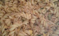 Macarrão com frango rápido