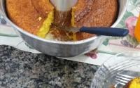 Bolo de milho e milharina