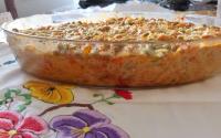 Macarrão com atum ao forno