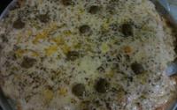Pizza de creme de milho