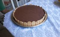 Torta mousse de limão com ganache