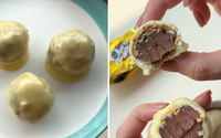 Bombom na Páscoa sem sair da dieta: anota essa receita de Ouro Branco proteico sem açúcar!