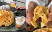 Waffle de tapioca: receita fácil crocante por fora e macia por dentro para o lanche ou café da manhã