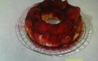 Bolo de maçã com groselha