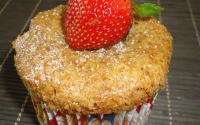 Muffins ou bolo de maçã sem ovos