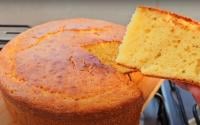 Com maisena, com fubá: bolo algodão fácil e rápido fica perfeito para o café da manhã ou da tarde