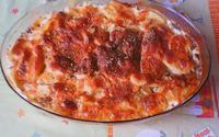 Bacalhau gratinado com batatas
