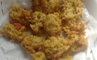 Bolinho de arroz com frango