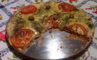 Pizza de pão de fôrma