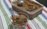 Sorvete de bolacha de chocolate