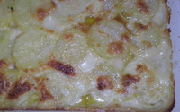 Batata gratinada com atum