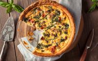 Torta fit de frango e legumes