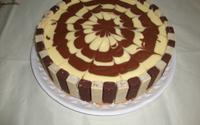 Torta de chocolate branco