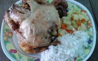 Frango assado (igual da padaria)