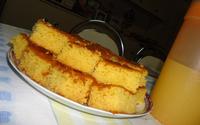 Bolo de fubá cozido