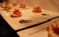 Bruschetta com molho pesto