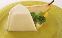 Flan de pera