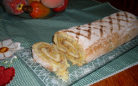 Rocambole de banana
