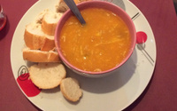 Sopa de mandioquinha cremosa