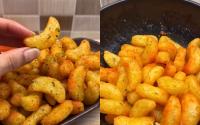 Salgadinho de batata crocante é o petisco perfeito para a reunião com amigos e família; você não vai acreditar como é fácil!